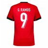 Camisola Portugal G. Ramos 9 Equipamento Principal Euro 2024 Manga Curta